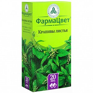 Крапивы листья фильтр-пакеты 1,5 г 20 шт. 