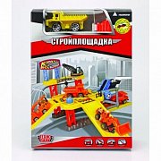 Технопарк Строительная площадка с машиной и пусковой установкой 28517