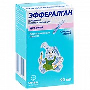 Эффералган раствор для према внутрь для детей 30 мг мл 90 мл Эффералган раствор для према внутрь для детей 30 мг мл 90 мл