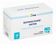 Формисонид-Натив капсулы с порошком для ингаляций 320 мкг+9 мкг доза 60 шт. Формисонид-натив
