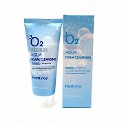 FarmStay Пенка для умывания кислородная O2 Premium Aqua Foam Cleansing 100 мл