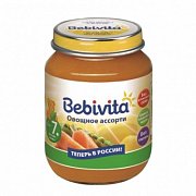 Bebivita Пюре Овощное ассорти 100 г с 7 мес.