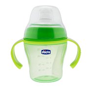 Chicco Чашка-поильник зеленый 200 мл 6м+