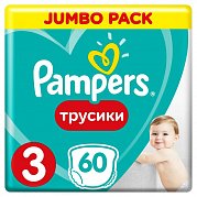 Pampers Подгузники-трусики Pants Midi 6-11 кг 60 шт.