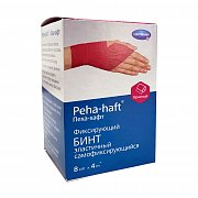 Peha-haft Бинт эластичный самофиксирующийся 4 м х 8 см Красный Peha-haft Бинт эластичный