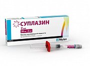 Суплазин протез синовиальной жидкости 20 мг 2 мл шприц 1 шт. Суплазин протез синовиальной жидкости 20 мг 2 мл шприц 1 шт.