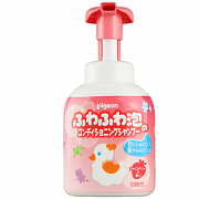 Pigeon 08135 шампунь пенка д детей 18+, флакон-дозатор, 350мл с 18мес. 350мл