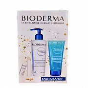 Bioderma Набор Atoderm Крем с помпой 200 мл+ Стик для губ+ Гель для душа 100 мл