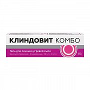 Клиндовит Комбо гель для наружного применения 50мг+10мг туба 15 г