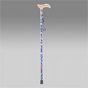 Трость Армед YU821 Синяя с цветами с УПС