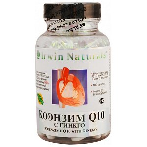Коэнзим Q10 с гинкго капсулы 100 шт.