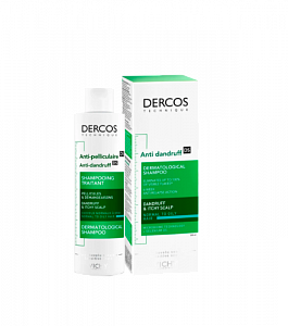 Vichy Dercos DS Шампунь-уход интенсивный против перхоти для жирной кожи головы 200 мл