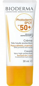 Bioderma Photoderm spot Крем SPF50+ 30мл