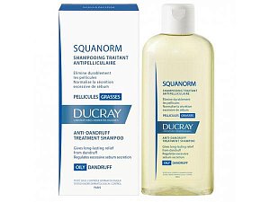 Ducray Squanorm Шампунь от жирной перхоти 200 мл