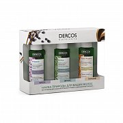 Vichy Промо набор Dercos Nutrients Шампунь Детокс 100 мл+Витамин 100 мл+Протеин 100 мл