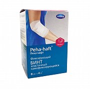 Peha-haft Бинт когезивный 4 м x 8 см белый самофиксирующийся без латекса Peha-haft Бинт когезивный