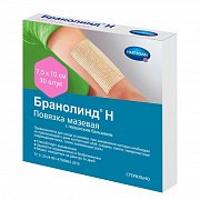 Бранолинд Н повязка ранозаживляющая с перуанским бальзамом 7,5х10 см 30 шт. Бранолинд Н повязка ранозаживляющая с перуанским бальзамом 7,5х10 см 30 шт.