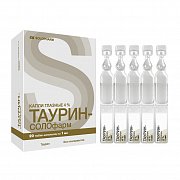 Таурин-СОЛОфарм капли глазные 4% тюбик-капельницы 1 мл 20 шт. Гротекс Таурин-СОЛОфарм
