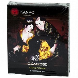 Kanpo Презервативы Классик 3 шт. черная упаковка