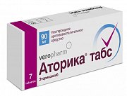 Аторика табс таблетки покрытые пленочной оболочкой 90 мг 7 шт. Аторика табс таблетки покрытые пленочной оболочкой 90 мг 7 шт.