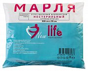 Марля медицинская нестерильная 90 см х 5 м New life Марля медицинская нестерильная 90 см х 5 м New life