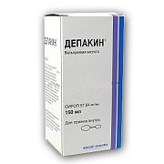 Депакин сироп 57,64 мг мл флакон 150 мл Депакин сироп 57,64 мг мл флакон 150 мл