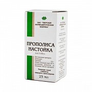 Прополиса настойка 25 мл флакон Тверская ФФ Прополиса настойка 25 мл флакон Тверская ФФ