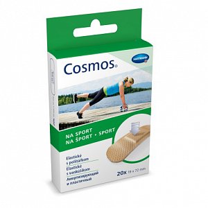 Cosmos Пластырь Спорт амортизирующий 19х72 мм 20 шт.