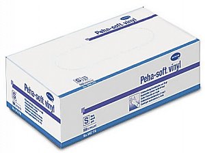 Peha-Soft Перчатки виниловые нестерильные неопудренные размер S 2 шт. (1 пара) (Р) Hartmann [Хартманн]