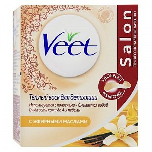 Veet Воск теплый для депиляции с эфирными маслами 250 мл