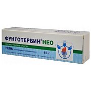 Фунготербин Нео гель для наружного применения 10 мг+100 мг туба 15 г Фунготербин Нео гель для наружного применения 10 мг+100 мг туба 15 г