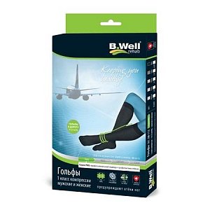 B.Well Гольфы JW-112 Pro 1 класс компрессии р.5 Черные B.Well [Би Велл]
