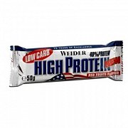 Weider 40% лоу карб хай протеин бар Красные фрукты батончик 50 г