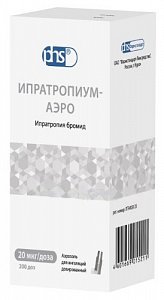 Ипратропиум-Аэро аэрозоль для ингаляций дозированный 20 мкг/доза 200 доз