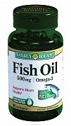 Nature`s Bounty Рыбий Жир Омега-3 500 мг капсулы 60 шт. (БАД)