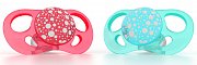 Twistshake Пустышка 0-6 мес. Бирюзово-персиковая 78085 2 шт. Twistshake Пустышка 0-6 мес. Бирюзово-персиковая 78085 2 шт.