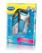 Scholl Набор Электрическая роликовая пилка с сывороткой для интенсивного увлажнения 30 мл
