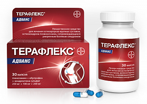 Терафлекс Адванс капсулы 250 мг+200 мг+100 мг 30 шт.