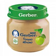 Gerber Пюре Яблоко с 4 мес. 80 г