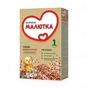 Малютка Безмолочная Каша гречневая низкоаллергенная 1 ступень 200 г