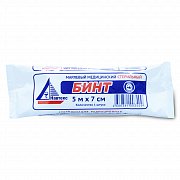 Бинт нестерильный 5 м x 7 см Навтекс Бинт нестерильный 5 м x 7 см Навтекс