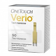 One Touch Verio тест-полоски для экспресс-диагностики глюкозы в крови 50 шт. One Touch Verio тест-полоски для экспресс-диагностики глюкозы в крови 50 шт.