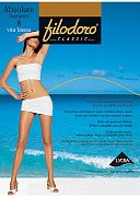Filodoro Колготки Absolute Summer 8den vita bassa р.2 nero