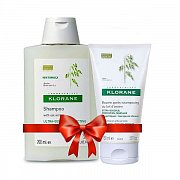 Klorane Набор с молочком овса Шампунь сверхмягкий 200 мл+ Бальзам-ополаскиватель 150 мл
