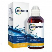Ангиосепт раствор для полоскания полости рта Ромашка 200 мл Ангиосепт раствор для полоскания полости рта Ромашка 200 мл