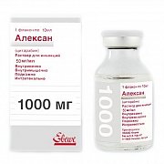 Алексан раствор для инъекций 50 мг мл флакон 10 мл Алексан раствор для инъекций 50 мг мл флакон 10 мл