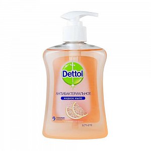 Dettol Мыло жидкое антибактериальное с ароматом грейпфрута 250 мл