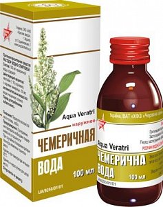 Чемеричная вода раствор для наружного применения 40 мл