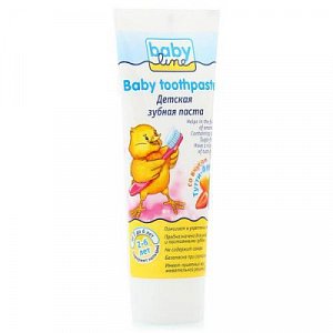 Babyline Зубная паста Тутти-Фрутти для детей с 2-6 лет 75 мл