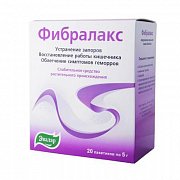 Фибралакс порошок для приготовления суспензии для приема внутрь 5 г пакетики 20 шт. Фибралакс